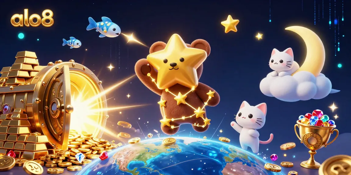Experience the thrills of alo8 as the constellation bear scoops up riches from the gaming universe