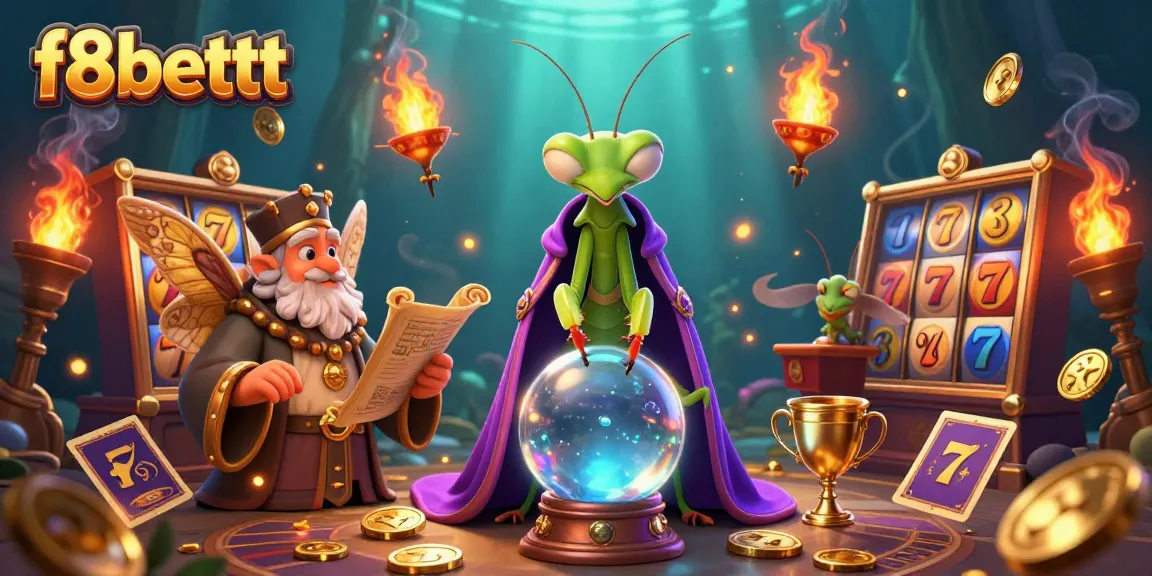 Engage with f8bettt through rich slot gaming experiences in this vibrant 3D illustration.