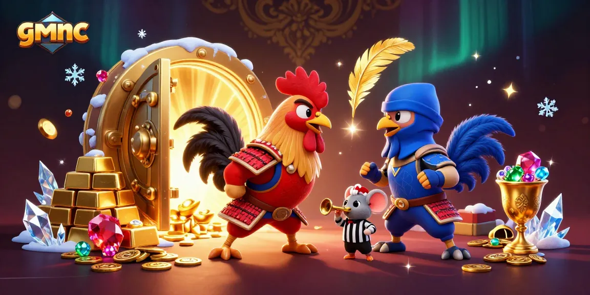 Engage with gmnc’s thrilling gaming adventure featuring a showdown between samurai and ninja roosters.